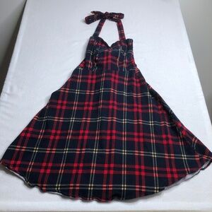 Topdress Women's Vintage Polka Audrey Dress 1950s Halter Retro Large‎